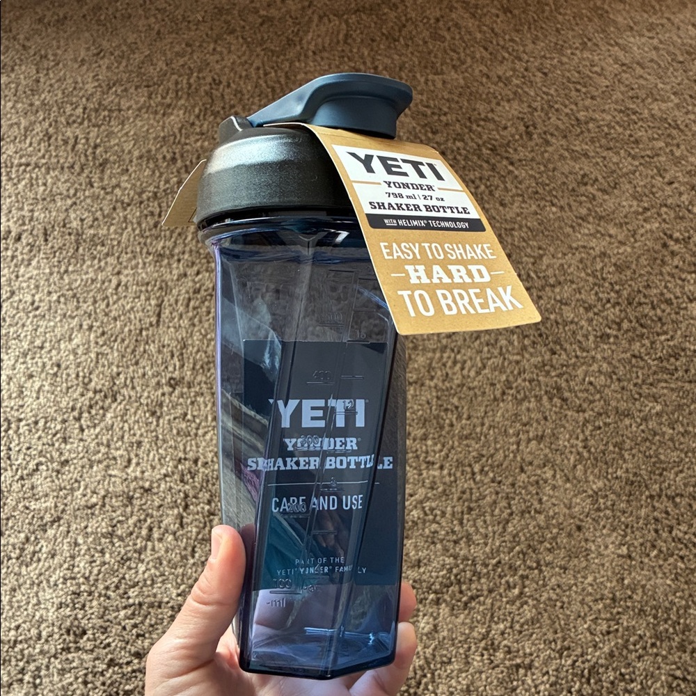 YETI Yonder Helimix Vortex Blender Shaker BLUE Bottle | No Blending